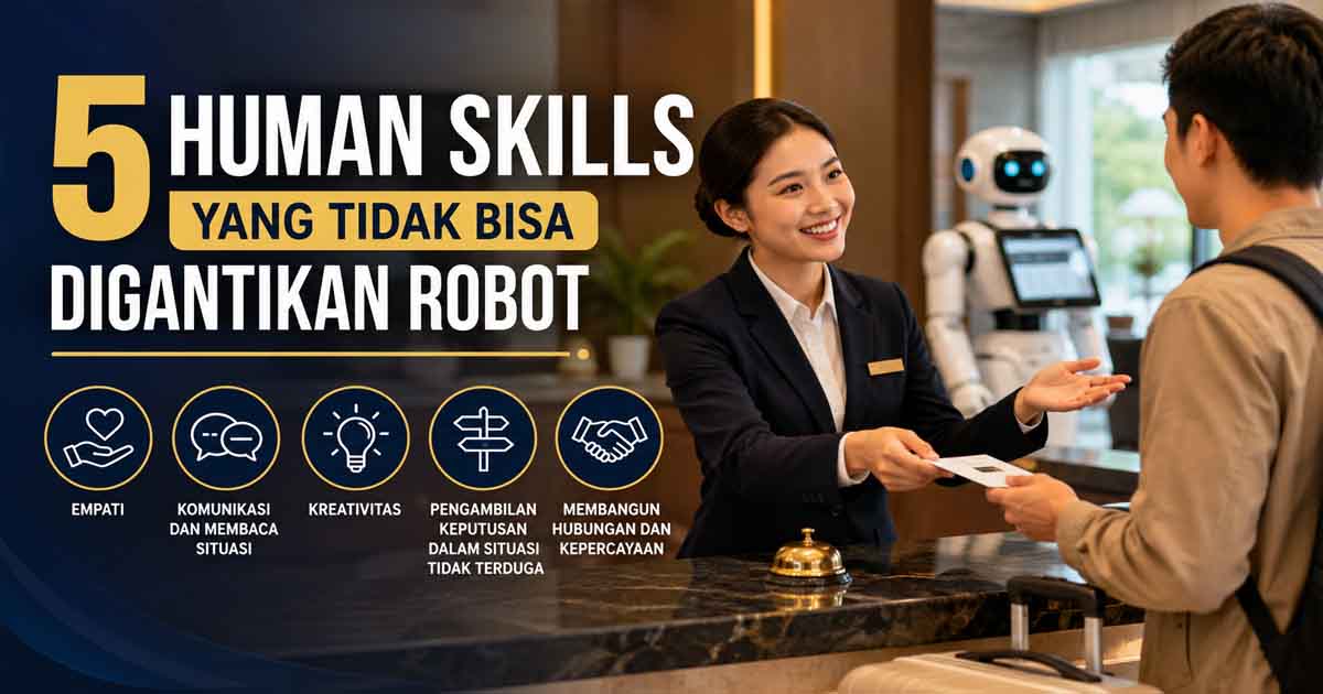 5 Human Skills yang Tidak Bisa Digantikan Robot
