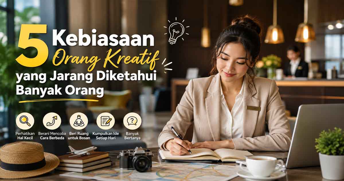 5 Kebiasaan Orang Kreatif yang Jarang Diketahui Banyak Orang