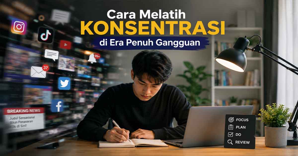 Cara Melatih Konsentrasi di Era Penuh Gangguan