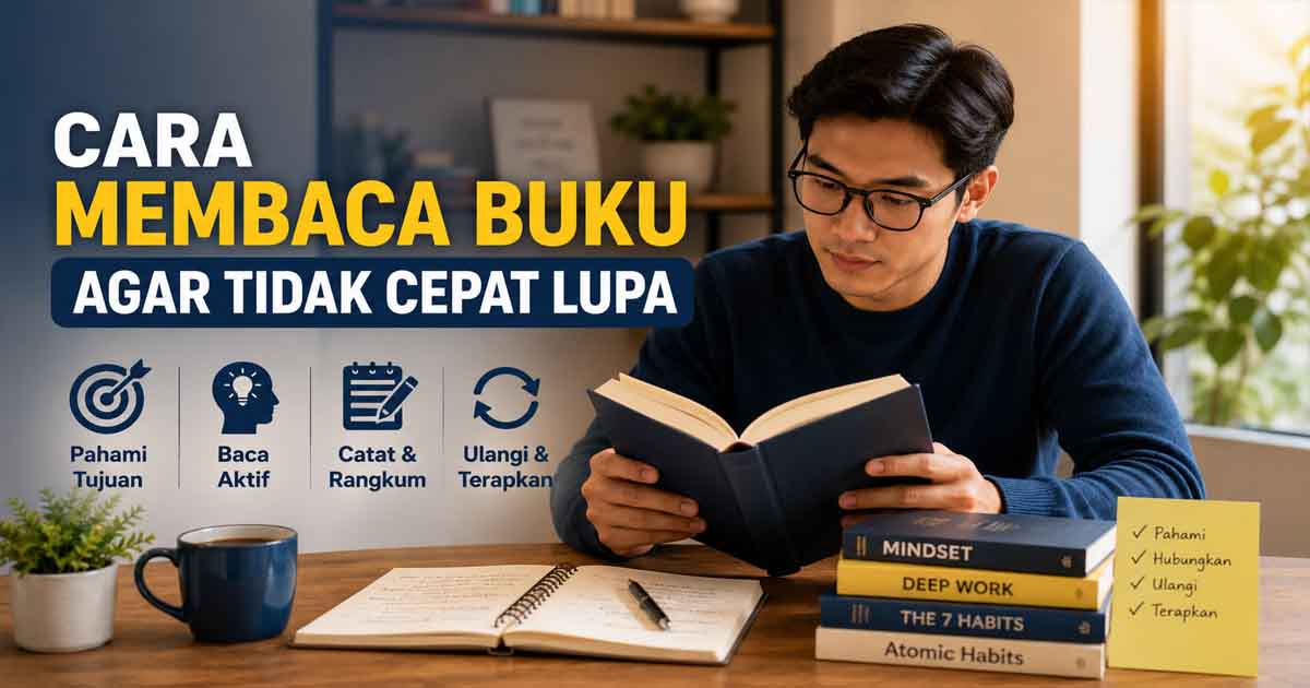 Cara Membaca Buku Agar Tidak Cepat Lupa