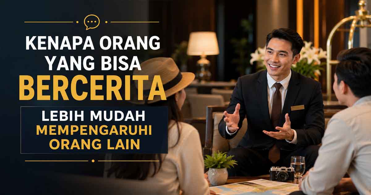 Kenapa Orang yang Bisa Bercerita Lebih Mudah Mempengaruhi Orang Lain