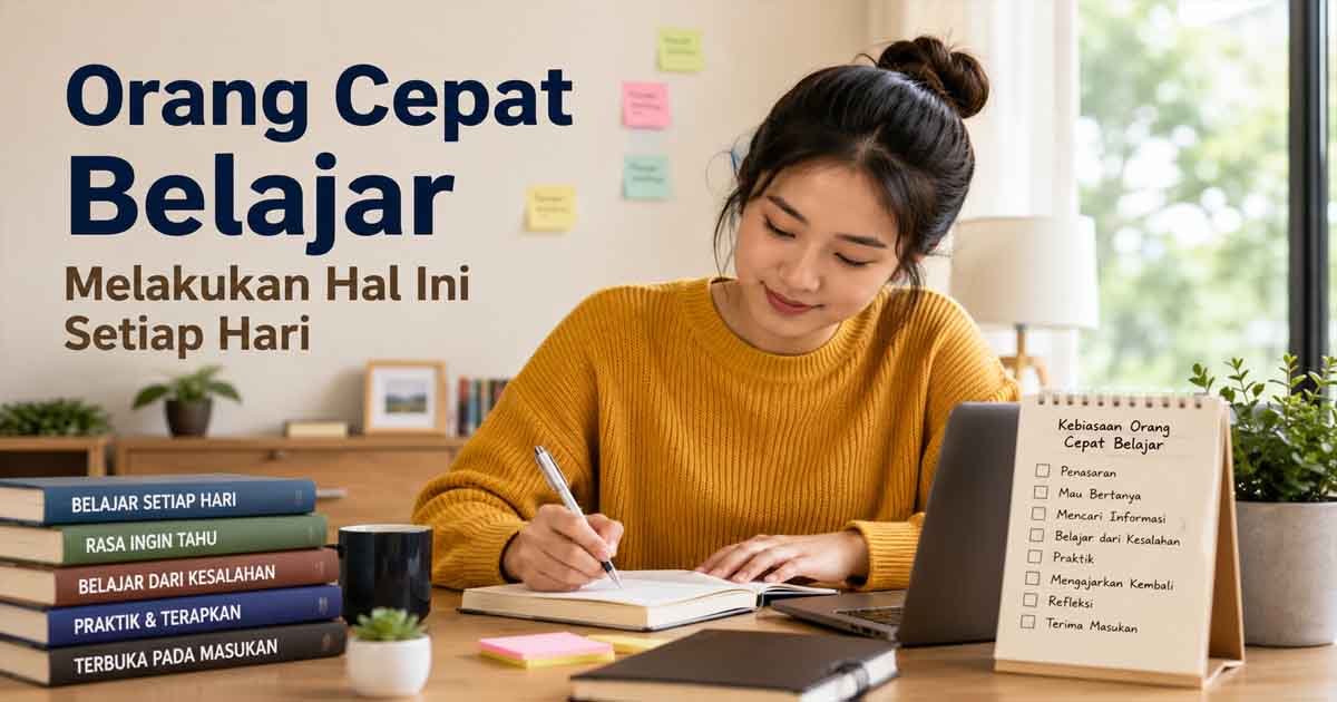 Orang Cepat Belajar Melakukan Hal Ini Setiap Hari