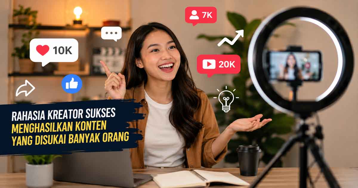Rahasia Kreator Sukses Menghasilkan Konten yang Disukai Banyak Orang